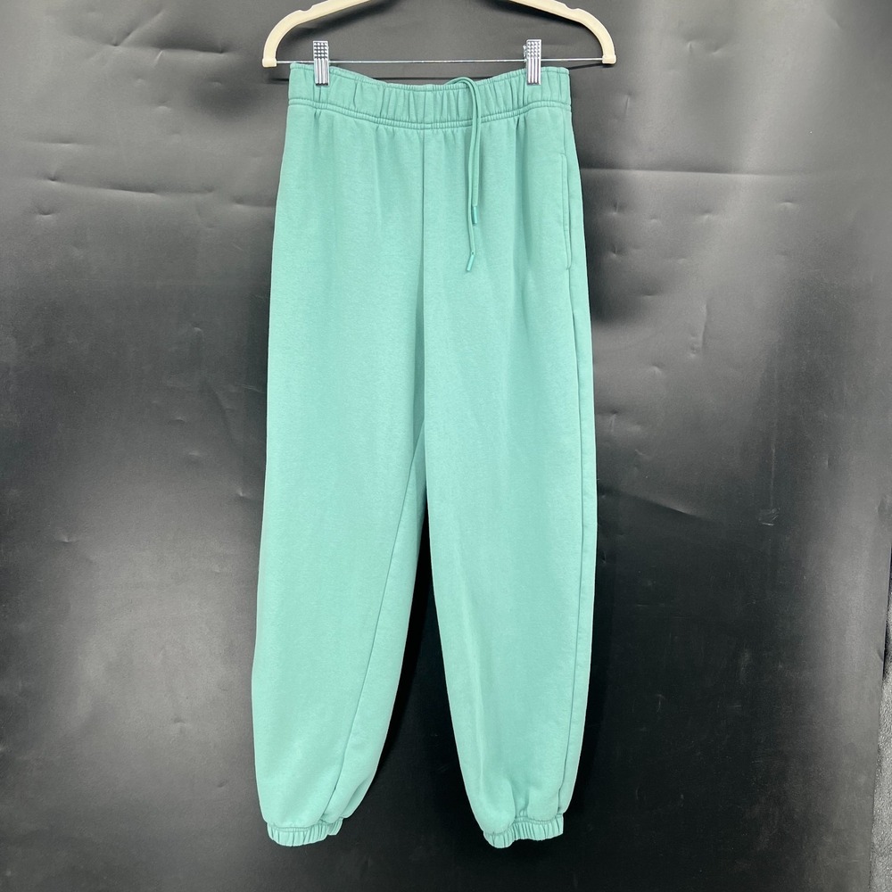 Athleta Forever Fleece High Rise Jogger Juniper sweatpants active lounge XS